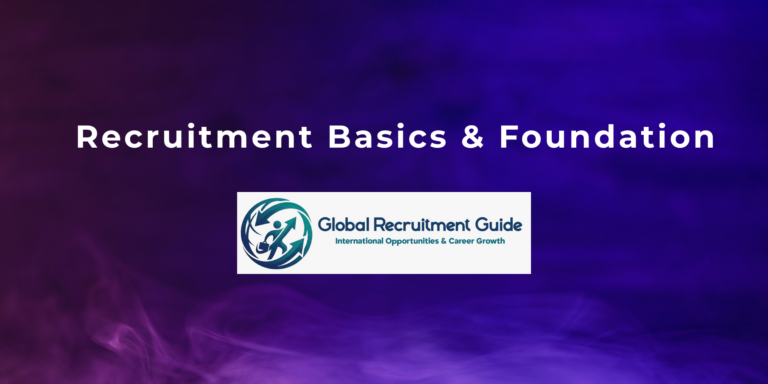 Recruitment Basics & Foundation